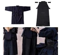 Set uniforme Kendo Kendo Hakama traspirante Judo Kimono giapponese