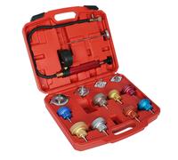 Set universale 14 pezzi per sistema di raffreddamento Tester radiatore auto
