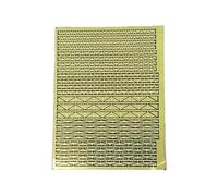 Set Universale Di Staffe Triangolari Fotoincise Scala 1/700 - Telai Di Supporto A Piastra Solida Per Dettagli Modelli Navali