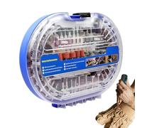 Set universale per utensili rotanti, set da 276 pezzi, versatile con valigetta per lavori di levigatura, incisione, foratura, taglio e lucidatura