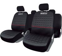 Set universale SPC1042 coprisedili auto completo nero/rosso SPARCO