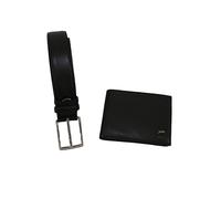 Set Uomo Jaguar Cintura E Portafoglio Portamonete Carte Credito In Pelle