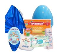 Set Uovo di Pasqua Personalizzabile personaggio a scelta con prodotti prima infanzia bavaglino personalizzato bimbo bimba first easter egg (Piccolo Principe New)