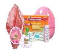 Set Uovo di Pasqua Personalizzabile personaggio a scelta con prodotti prima infanzia bavaglino personalizzato bimbo bimba first easter egg Prima Pasqua (Orsetta)