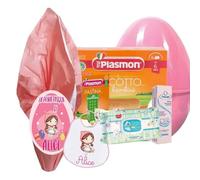 Set Uovo di Pasqua Personalizzabile personaggio a scelta con prodotti prima infanzia bavaglino personalizzato bimbo bimba first easter egg Prima Pasqua (Cappuccetto)