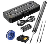 Set USB Saldatore Ricaricabile Portatile Grigio
