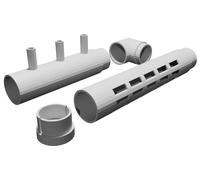 Set Uscita Filtro Modulare per Acquario Juwel 180 Stampato 3D Completo