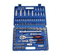 Set utensili professionali Set Chiavi A Cricchetto Da 108 Pezzi Set Chiavi A Cricchetto Prese Set Di Chiavi A Bussola Esagonali Metriche Kit Utensili Meccanici La Riparazione Automatica