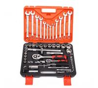 Set utensili professionali Set Da 61 Pezzi Set Strumenti Combinati Cassetta Degli Attrezzi Auto Chiave Combinata Manutenzione Strumento Emergenza Cassetta Degli Attrezzi Manuale La Casa
