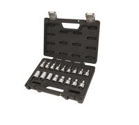 Set Valigetta con 17 chiavi a bussola con profilo torx BETA