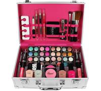 Set Valigetta Trucchi Donna Brillanti Kit per MakeUp e Unghie con Accessori 60Pz