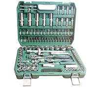 SET VALIGIA 108pz UTENSILI CHIAVI A BUSSOLA CON CRICCHETTO CR-V BUSSOLE