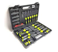 SET VALIGIA BUSSOLE CACCIAVITI CACCIAVITE INSERTI 78 PZ A TAGLIO CROCE TORX Y U