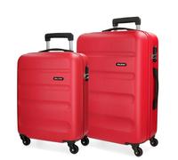 Set valigie rigide 55-65cm Roll Road Flex Rosso