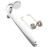 Set Valvola Drenante per Trombone Molla e Pad Argento | Ricambio Filo Metallico, Base Assale e Plastica, per Manutenzione dello Strumento e Uso Sul Palco