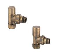 Set valvola e detentore per termoarredo colore bronzo Arteclima KITVAL1BR