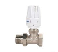 Set Valvole Termostatiche Radiatore Risparmio Energetico Set(DN25) | Metallo , installazione per facile, valvola diretta, colore , per fai-da-te