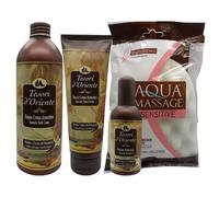 SET VANIGLIA E ZENZERO DEL MADAGASCAR Aromatico: Bagno Crema 500ml + Doccia Crema 250ml + Profumo 100ml + Guanto In Spugna