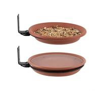 Set Vasca Bagno Uccelli Plastica Gelo Set Vasca Bagno Uccelli | Anti-ratti design, weatherproof plastic, 17cm diameter, outdoor garden use, attracts wild birds