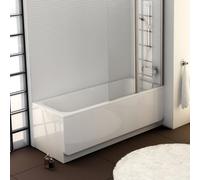 Set vasca da bagno rettangolare Ravak Chrome C731000000, sifone per vasca da bagno Viega Simplex 495121, GPX2240015