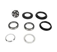 Set vaschetta anteriore, kit serie sterzo, distanziale serie sterzo anodizzato in lega di alluminio per 44 506mm. Telaio con tubo sterzo conico, doppi cuscinetti sigillati con