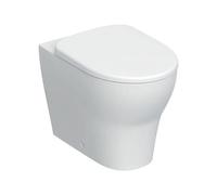 Set vaso a pavimento a cacciata Geberit Selnova Premium a filo parete con sedile