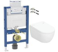 Set vaso con sedile bidet Geberit AquaClean 146.350.01.1, modulo di installazione Geberit Duofix 111.003.00.2, 111.815.00.1
