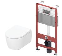 Set vaso WC Geberit iCon 503.232.00.1, modulo di installazione Tece Base 9400407