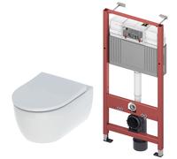 Set vaso WC Geberit iCon 503.233.00.1, modulo di installazione Tece Base 9400407