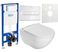 Set vaso WC Roca Hebe A34H138000, modulo di installazione Roca Duplo One A890070020, A890195000, A890063000