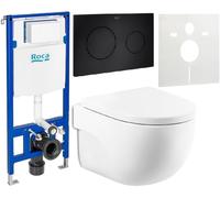Set vaso WC Roca Meridian A346244S00, modulo di installazione Roca Duplo One A890070020, A8012AC00B, A890189206, A890063000
