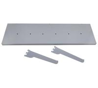 Set vassoio bianco 1000 x 300 mm con 6 fori da 9 mm