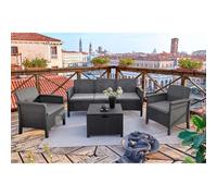 SET VENEZIA PER 5 PERSONE IN COLORAZIONE ANTRACITE