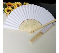 SET VENTAGLI MATRIMONIO IN BAMBU CARTA WEDDING VENTAGLIO SPOSA VINTAGE NOVITA