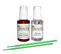 Set Vernice Idoneo per Opel, 51A/G1R Peperoncino Rosso Mead Vernice, 2 X 20ml