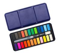 Set Vernici Acquerello Solido Portatile Con Penna A Pennello Per Acqua 18/12/24 Pigmenti Acquerello Solido Colore Per Materiale D'arte Per Pittura Per Principianti Per Artisti
