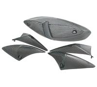 Indicatore di direzione Occhiali e fanale posteriore STR8 per Peugeot Speedfight 2, Carbon Look