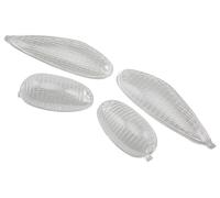 Set Vetri Frecce STR8 trasparente, Piaggio NRG mc2, bianco