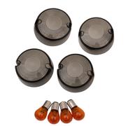 Set vetri vetrini fume smoked lampadine frecce 86-98 Dyna FXR 86-99 Softail FXST