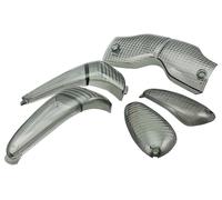 Set Vetro Frecce e fanalino STR8 Gilera Runner fino 2003 nero