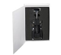 Set vino CAVATAPPI A LEVA in scatola regalo libro BOMBONIERA 16XK