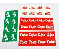Set Vintage Coca-Cola Coke USA Adesivi Stickers Decals - Coca-Cola E Sprite
