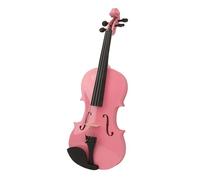Set Violino Acustico 4/4 con Kit Iniziale, Chiodi per Accordatura per Amici, Familiari o Partner Romantico (PINK)
