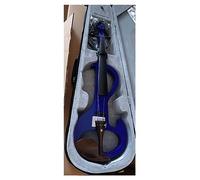 Set Violino Elettroacustico 4/4 Per Adulti Principianti Per Suonare Strumenti A Corda Violino Elettronico (Color : Navy blue)