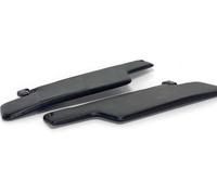 Set visiere parasole con staffa per Porsche 914 1969-1976 NERO LHD