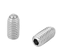 Set viti a pistone con molla a sfera esagonale M3 304 in acciaio inox, 20 pezzi completi (M3 * 8) - Set completi per montaggio flessibili e resistenti