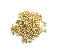 Set Viti Acciaio Placcato Oro 152pcs Per JQ Per Racing Edition Rc | Set viti precisione acciaio placcato auto RC garantiscono fissaggio affidabile contro la corrosione Aggiorna