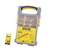 Set Viti Avanzate ForgeFix Spectre™ 1100 Pezzi, Giallo Zincato