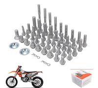 Set Viti Moto,Viti a Testa Svasata in Acciaio Inossidabile,Attacco Esagonale Parti Meccaniche,Viti Carenatura Moto Bulloni per 125-530 SX/SX-F/EXC/EXC-F 2003-2021