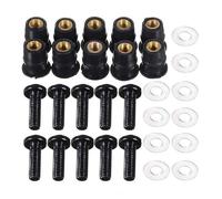 Set Viti Paraurti Moto Eurowagens M5x16mm Nero 77011206869N